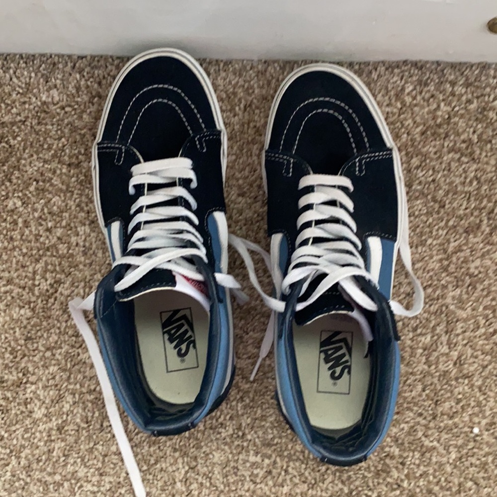 Vans High top sneakers Blue and black - Picture 5 of 5